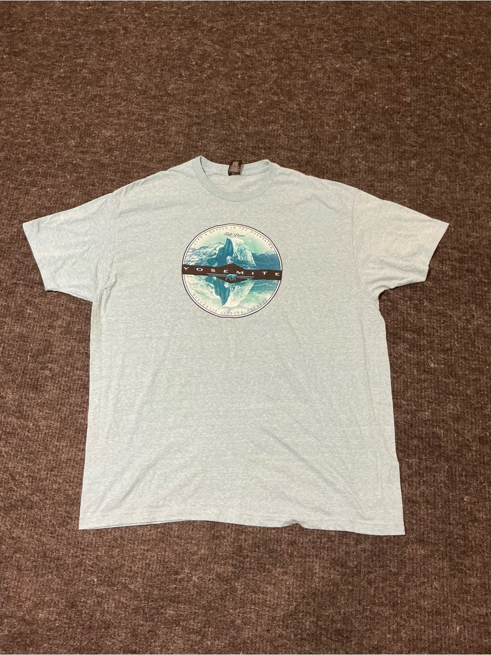 Yosemite Graphic Tee - Light Blue Men's Short Sleeve Shirt